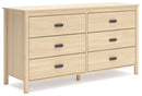 Cabinella - Six Drawer Dresser - Tan