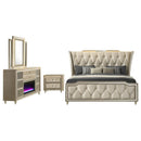 Lorient - Bedroom Set With LED Flame Box Dresser
