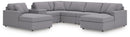 Modmax - U-Shaped Sectional - Granite