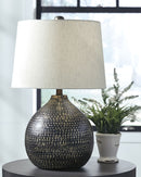 Maire - Metal Table Lamp  - Black / Gold Finish