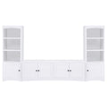 Laughlin - 3-piece Entertainment Center TV Stand - White