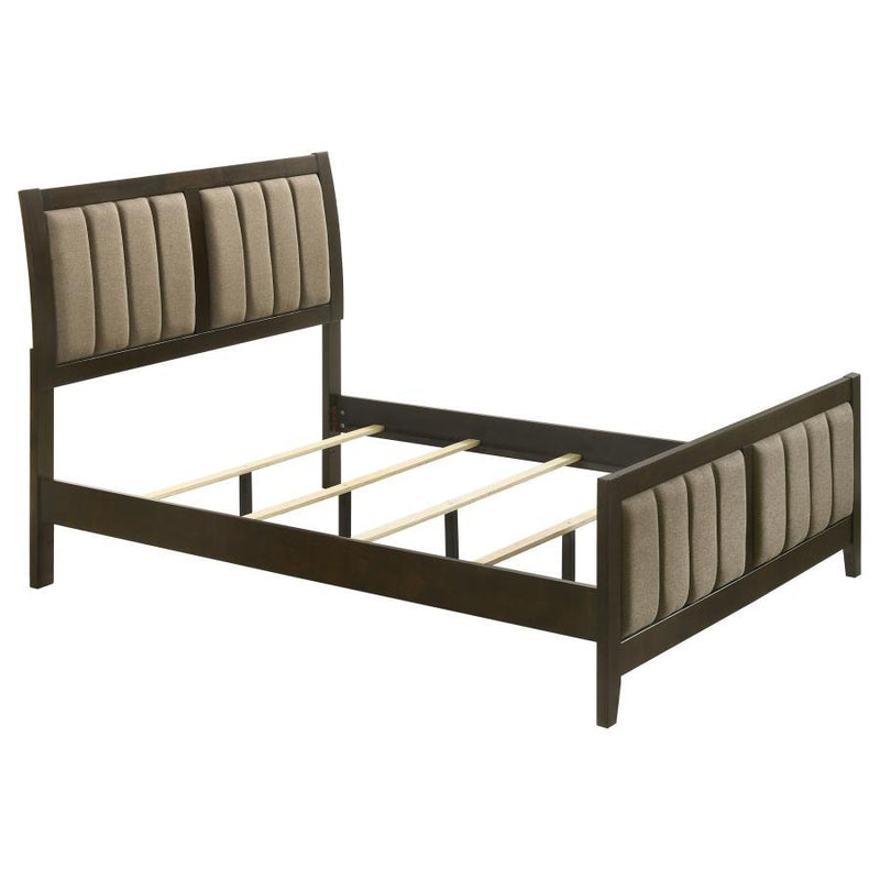Wilkes - Full Headboard, Footboard & Slats, Box 1 of 2 - Dark Cocoa