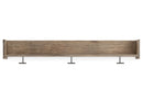 Oliah - Wall Mounted Coat Rack w/Shelf - Natural