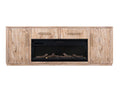 Balam - 2 Drawer & 2 Door Electric Fireplace