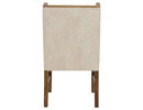 Silver - 39'' Upholstered Chair (Set of 2) - Ivory / Dark Brown