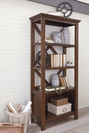 Baldridge - Large Bookcase - Rustic Brown