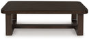 Breckington - Rectangular Cocktail Table - Dark Brown