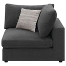 Serene - Upholstered Corner - Charcoal