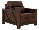 Walnut - Armchair - Brown