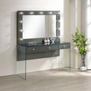 Afshan - Vanity Top, Box 1 of 3 - Gray High Gloss