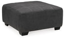 Ambee - Oversized Accent Ottoman - Slate