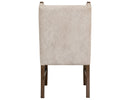 Silver - Upholstered Chair (Set of 2) - Ivory / Dark Brown
