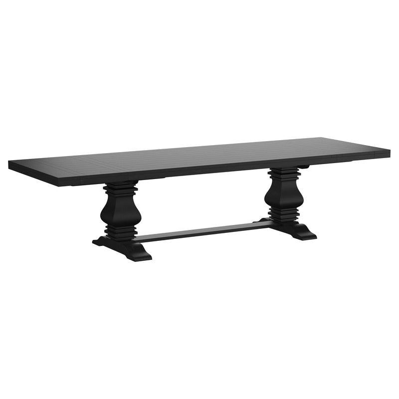 Florence - Table Base, Box 2 of 2 - Distressed Black