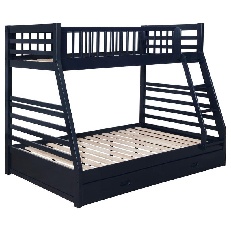 Ashton - Headboard & Footboard, Box 1 of 3 - Navy Blue