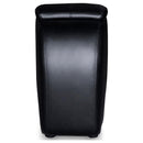 Cyrus - Upholstered Home Theater Storage Wedge Console - Black
