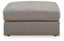 Lindon - Oversized Accent Ottoman - Smoke