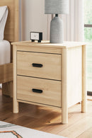 Cabinella - Two Drawer Night Stand - Tan