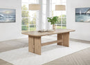 Kailani - Table Base, Box 2 of 2 - Beige Oak