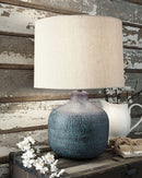 Malthace - Metal Table Lamp  - Patina