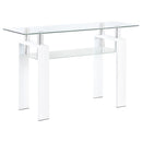 Dyer - Console Table Top, Box 2 of 2 - White