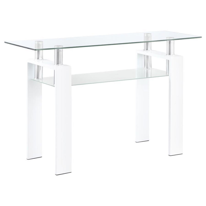 Dyer - Console Table Top, Box 2 of 2 - White