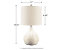Rainermen - Ceramic Table Lamp  - Off White