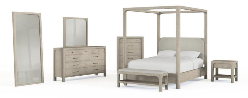 Solano - Queen Headboard, Footboard & Conceal Panels, Box 1 of 3 - Weathered Mango