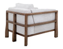 Roots - Armchair - Pearl Silver / Light Brown