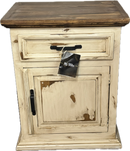 Oldie White Large Nightstand