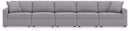 Modmax - Straight Sectional - Granite