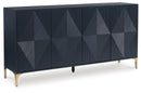 Loirwick - Accent Cabinet - Dark Blue