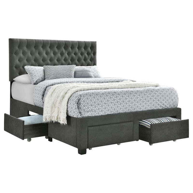 Soledad - King Footboard & Side Rails, Box 2 of 2 - Gray