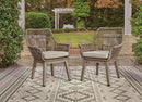 Beach Front - Arm Chair With Cushion (Set of 2) - Beige