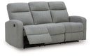 Gauntlet - Reclining Sofa - Sterling
