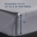 Linens - Tempur Luxe Egyptian Cotton Sheet Set - Silver Mist