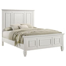 Sandy Beach - Queen Footboard, Box 2 of 3 - Cream White