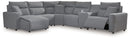 ModMax II - Salt And Pepper - Reclining Sectional