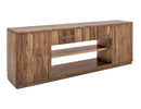 Balam - 80" TV Stand For Fire Place - Light Brown