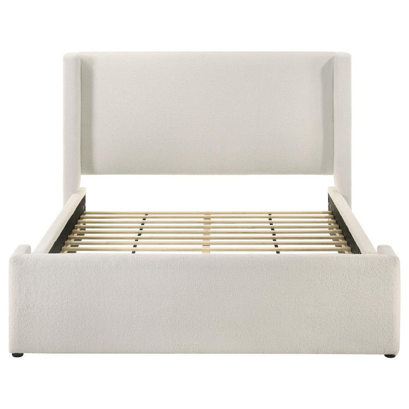 Alamosa - Queen Headboard, Footboard & Slats, Box 1 of 2 - White
