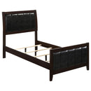 Carlton - Twin Headboard, Footboard & Slats, Box 1 of 2 - Cappuccino
