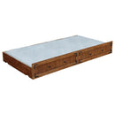 Oakdale - Wood Storage Trundle - Rustic Honey