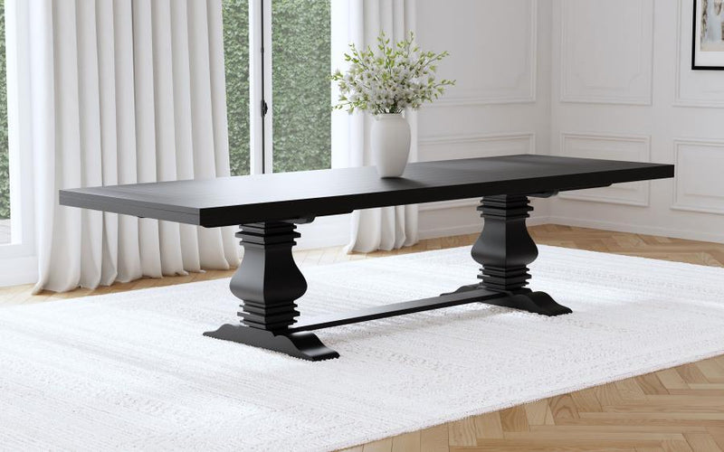 Florence - Table Top, Box 1 of 2 - Distressed Black