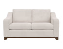 Natural Parota - Loveseat - Mink Withe