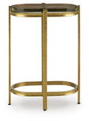 Porterville - Accent Table - Gold Finish