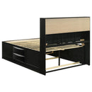 Briana - Queen Footboard Drawers, Box 3 of 3 - Black