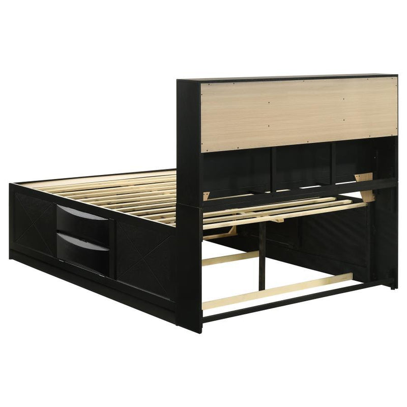 Briana - Queen Footboard Drawers, Box 3 of 3 - Black