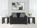 Jasmine Peaks - Loveseat - Coal