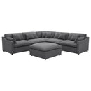 Hobson - Upholstered Modular Sectional Sofa With Ottoman