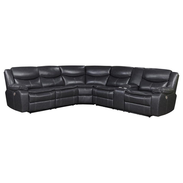 Sycamore - LAF Power Loveseat - Gray
