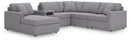 Modmax - U-Shaped Sectional - Granite